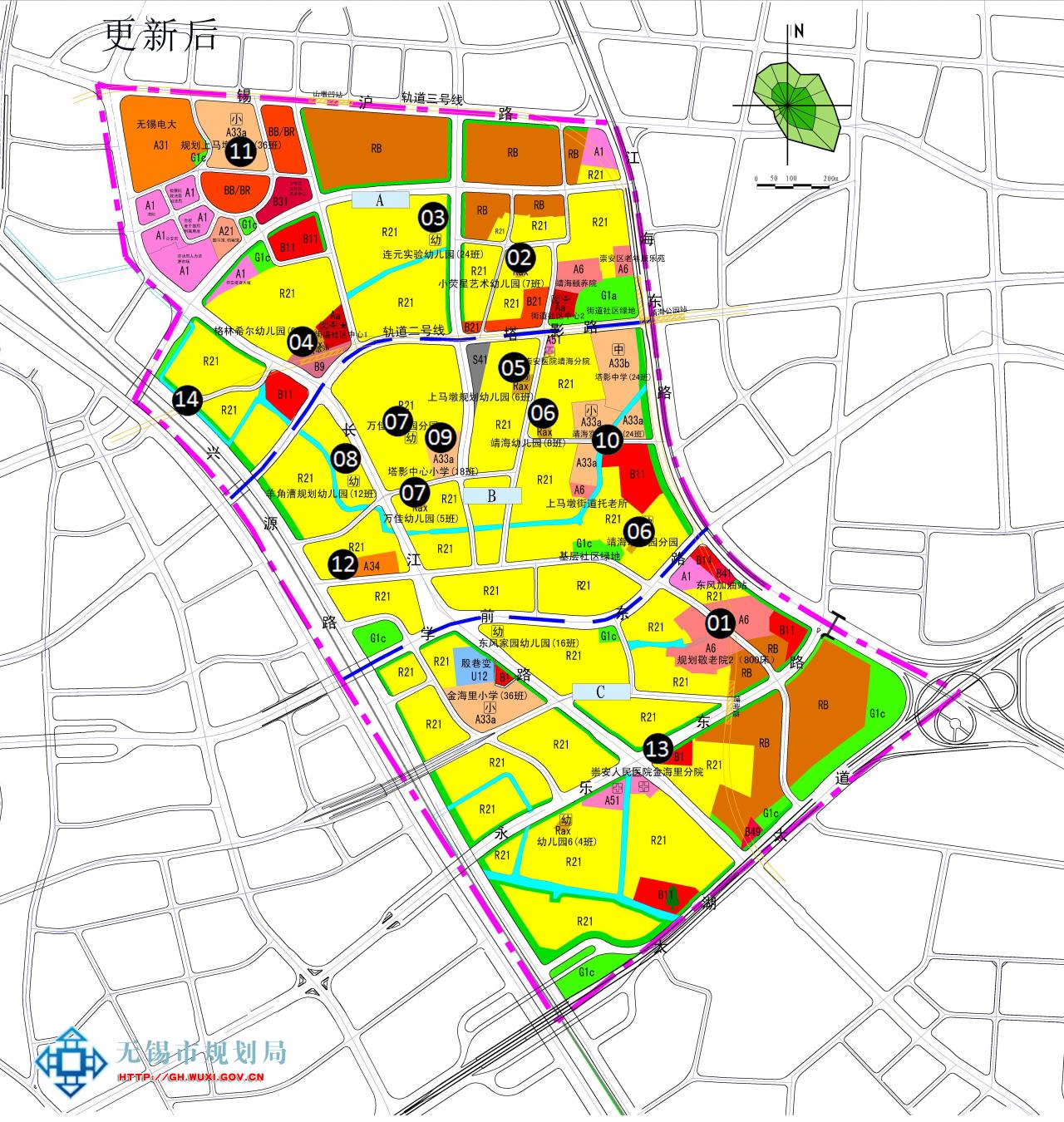 无锡市中心城区控制性详细规划城中－崇安－崇三－上马墩管理单元动态更新批前公示