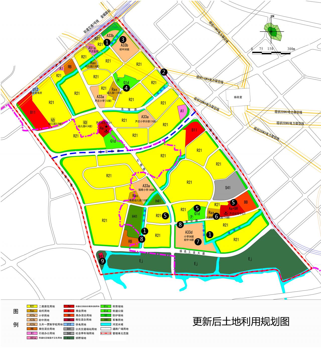无锡市中心城区控制性详细规划城中－南长－扬名－芦庄管理单元动态更新批前公示