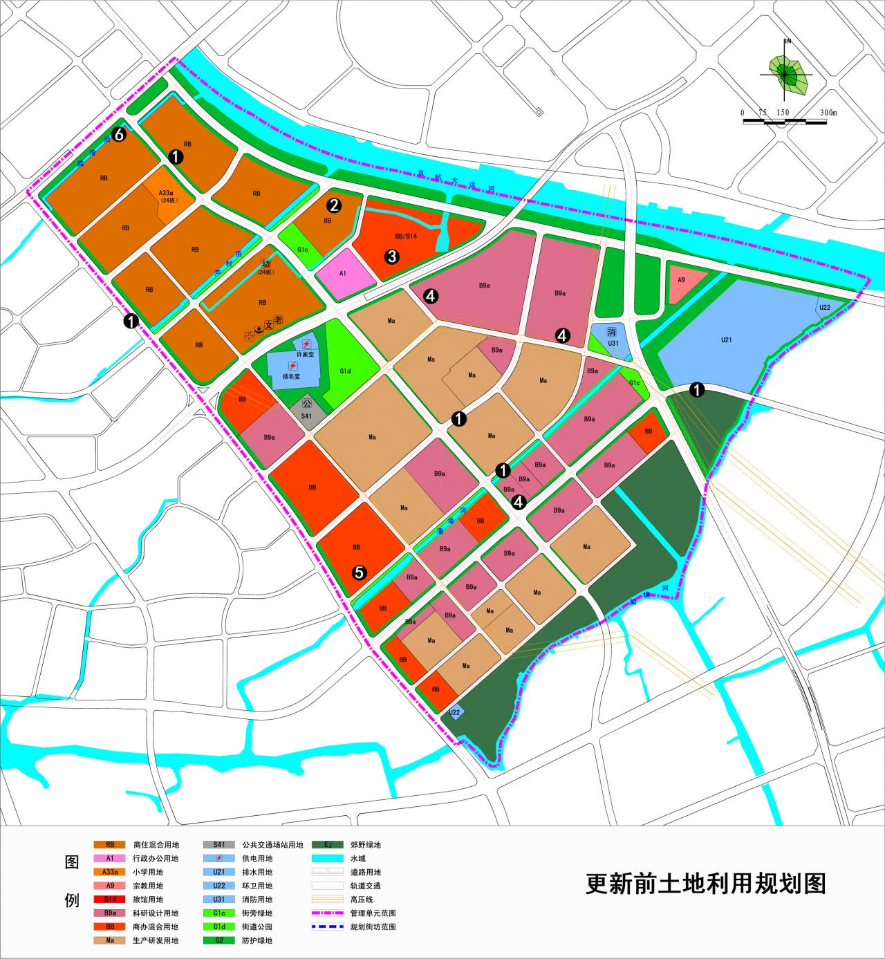 无锡市中心城区控制性详细规划城中-南长-扬名-扬名管理单元管理单元动态更新批前公示