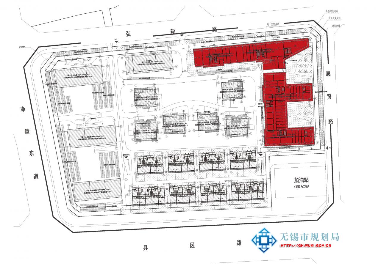 XDGG(XQ)-2014-33号地块无锡北邮国昊物联生态园1#、2#楼方案变更公示