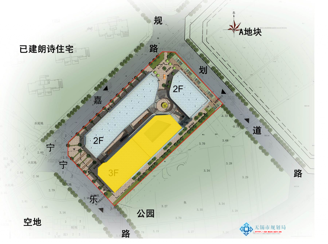 XDG(XQ)-2014-3号地块邻里荟商业1#楼建设工程规划许可证变更（批前公示）