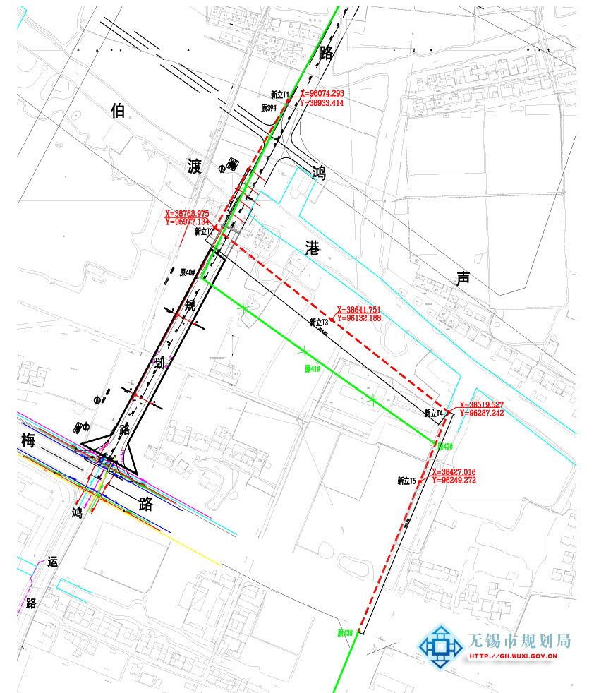 110KV香圣线39#至42#杆迁移工程规划路径批前公示