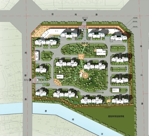 鸿运苑八期拆迁安置小区项目规划设计方案批前公示