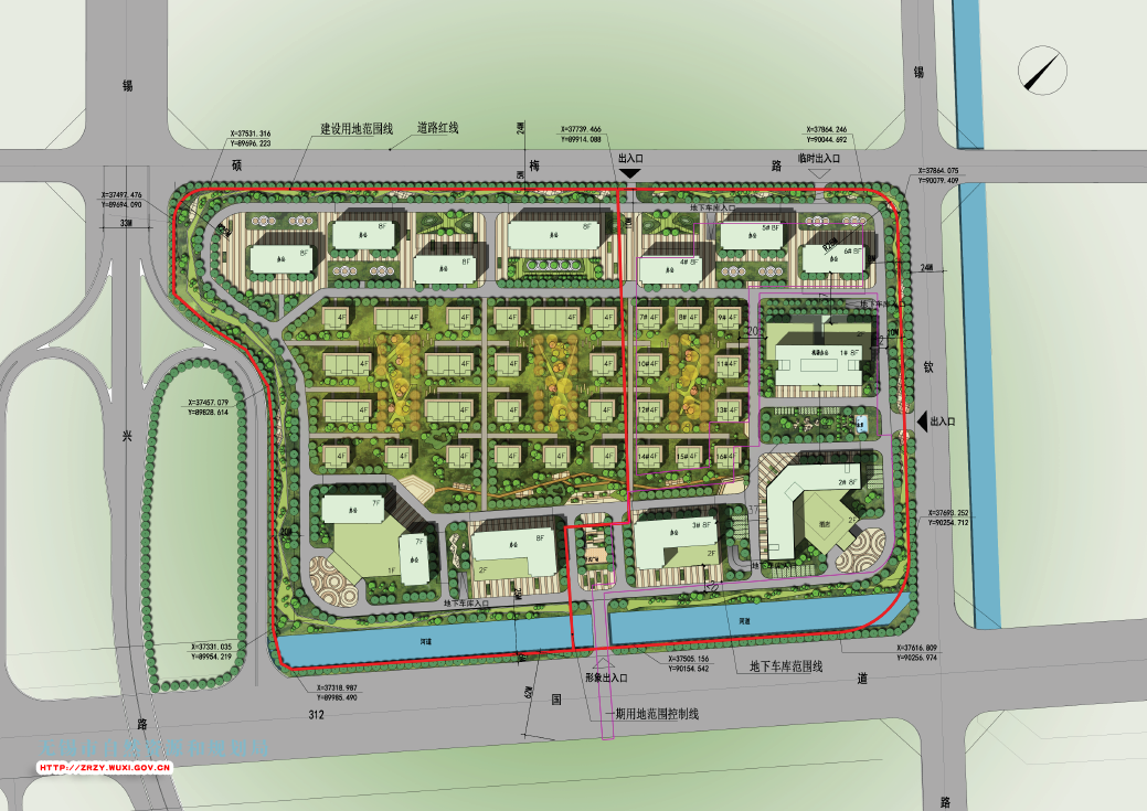 无锡联业投资有限公司XDG（XQ）—2006—2号D宗地地块房地产开发项目规划设计方案批前公示