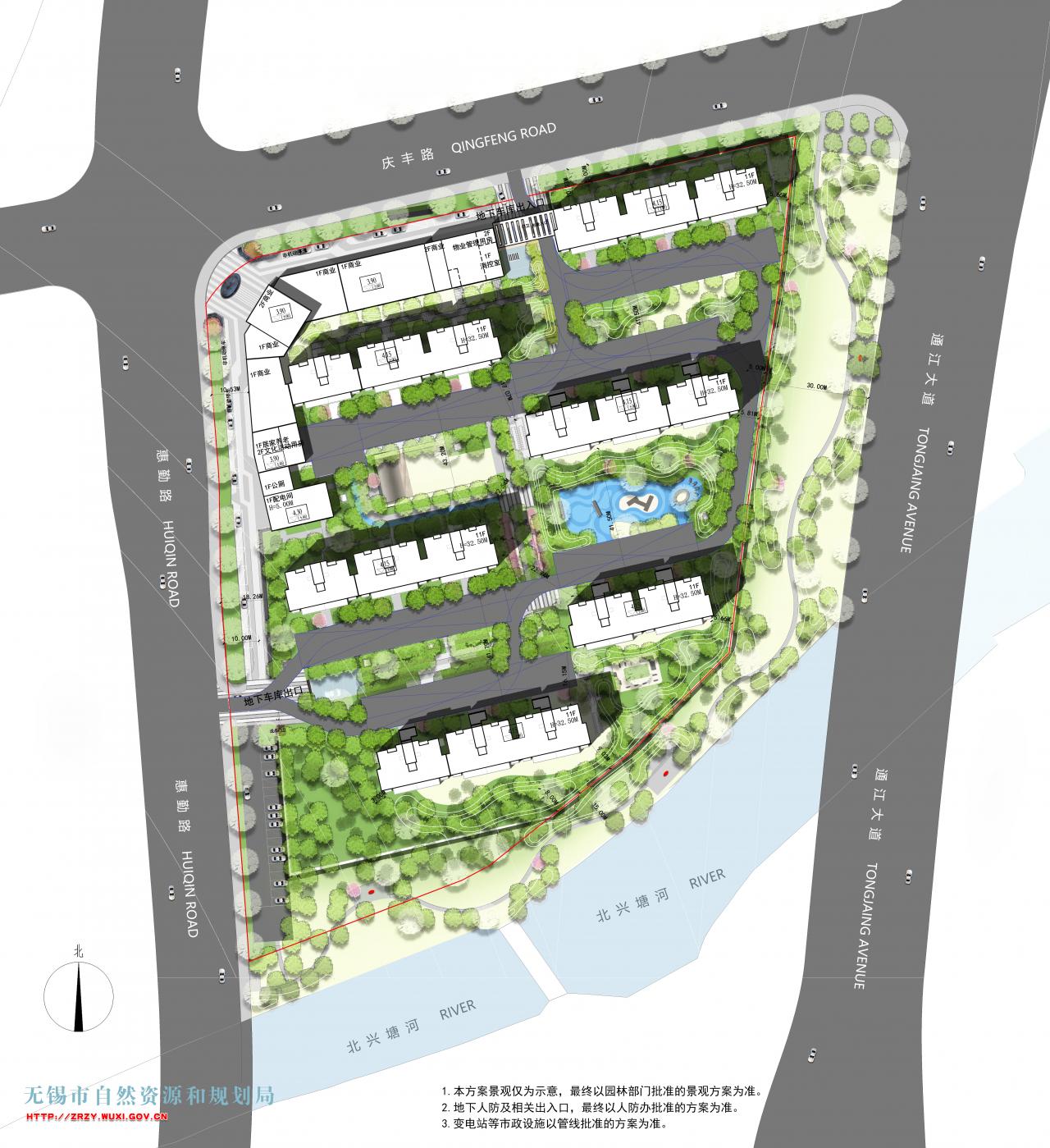 无锡市良明置业有限公司XDG-2019-36号地块建设项目规划设计方案批前公示
