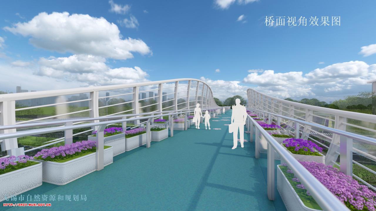 金城西路东蠡湖人行天桥工程项目规划设计方案批前公示