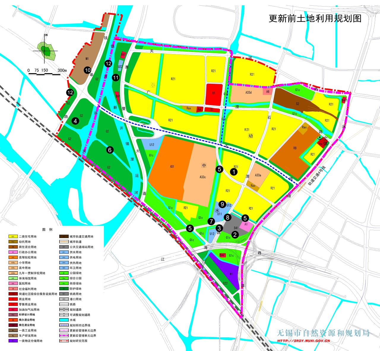 无锡市中心城区控制性详细规划黄巷-广石管理单元动态更新批前公示