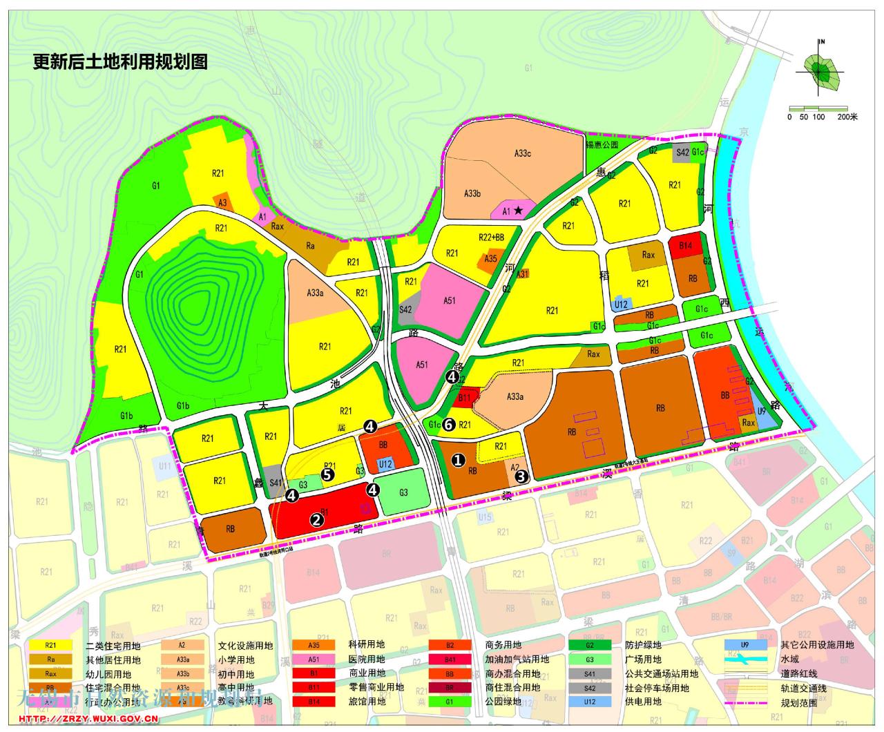 无锡市河埒地区控制性详细规划河埒-惠河管理单元动态更新批前公示