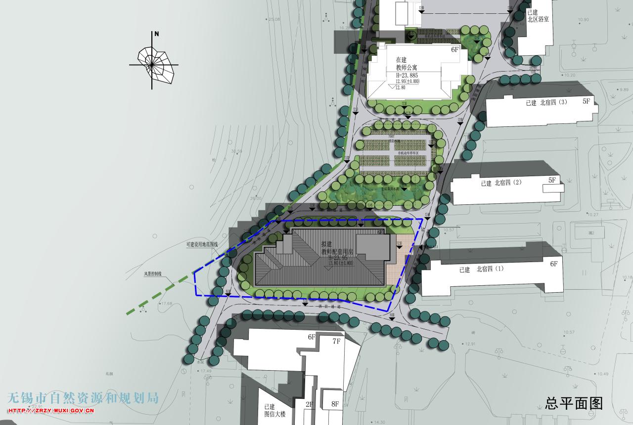 新建太湖学院教师配套用房项目规划（建筑）设计方案批前公示